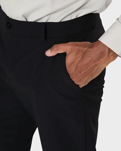 SNOWTEN Mens Classic Fit Golf Pants Stretch Dress Pants 30''/32''/34'' Lightweight Casual Suit Pants with Pockets