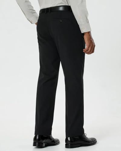 SNOWTEN Mens Classic Fit Golf Pants Stretch Dress Pants 30''/32''/34'' Lightweight Casual Suit Pants with Pockets