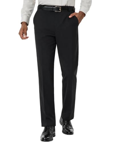 SNOWTEN Mens Classic Fit Golf Pants Stretch Dress Pants 30''/32''/34'' Lightweight Casual Suit Pants with Pockets