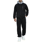 Yuyanrocks Sweatsuits for Men 2 Piece with Zipper Pockets Full Zip Hoodie Tracksuit Sets Jogging Sports Casual Sweat Suits