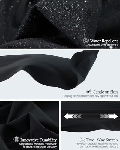 SNOWTEN Mens Classic Fit Golf Pants Stretch Dress Pants 30''/32''/34'' Lightweight Casual Suit Pants with Pockets