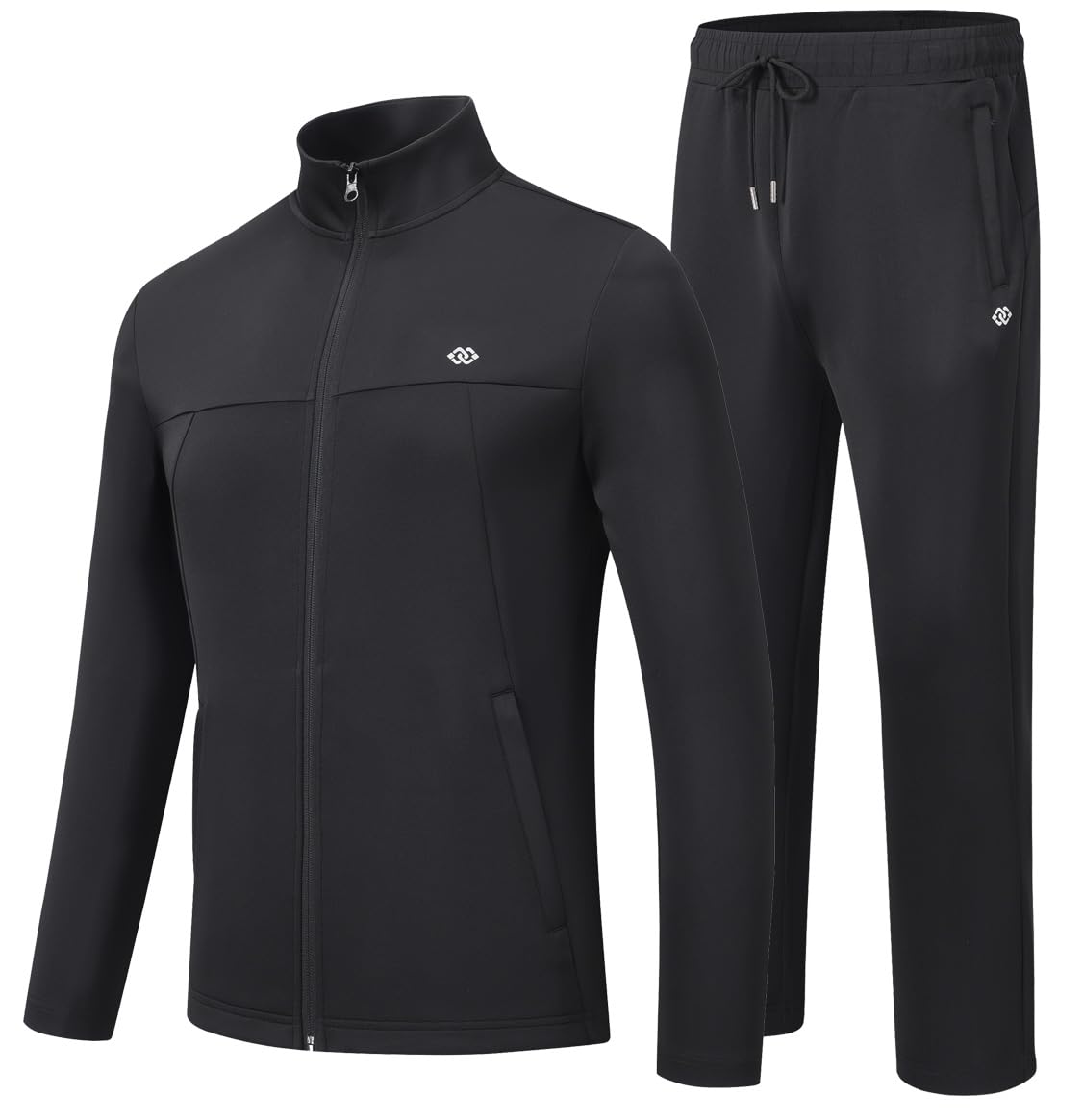 MoFiz Men's Tracksuits Set Long Sleeve Causal Full Zip Running Sports Sweatsuit For Men 2 Piece Outfits