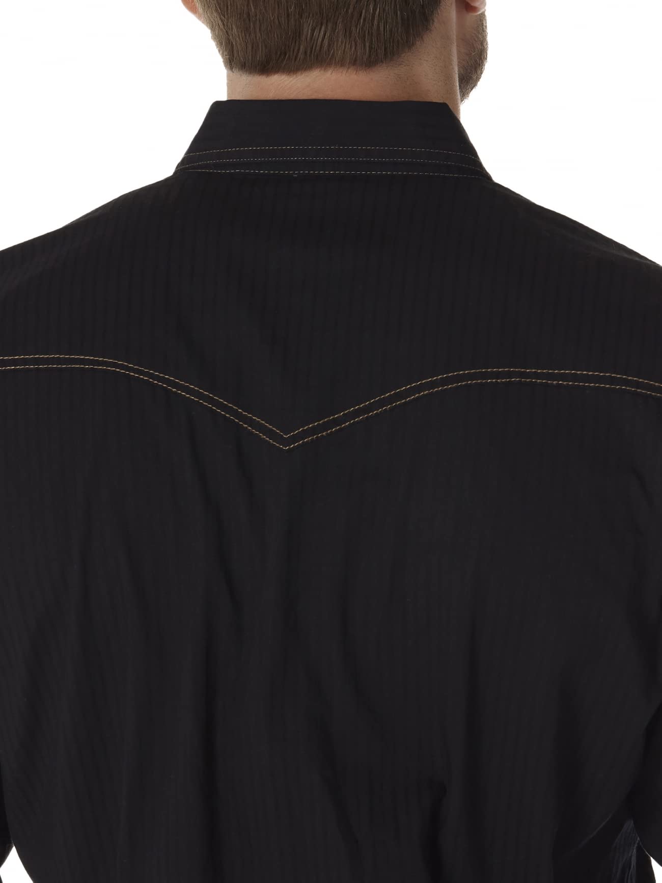 Wrangler Mens Retro Two Pocket Long Sleeve Snap Shirt Discontinued