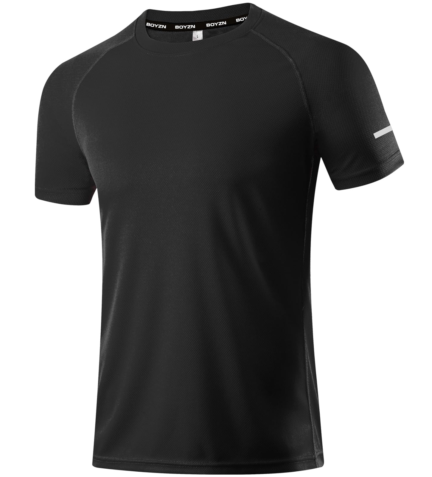 Boyzn 1, 3, 5 or 7 Pack Men's Workout Running Shirts, Dry Fit Moisture Wicking T-Shirt, Gym Athletic Short Sleeve Tee Shirts