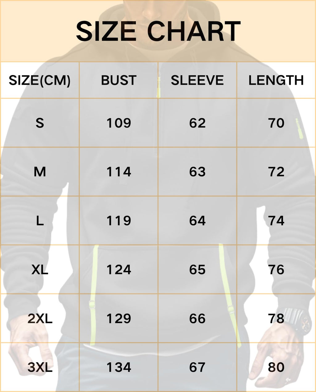 Scapodo Men's Half-Zip Sweatshirt - Hooded Pullover Soft Autumn Winter Casual Wear for Vacations Daily Life