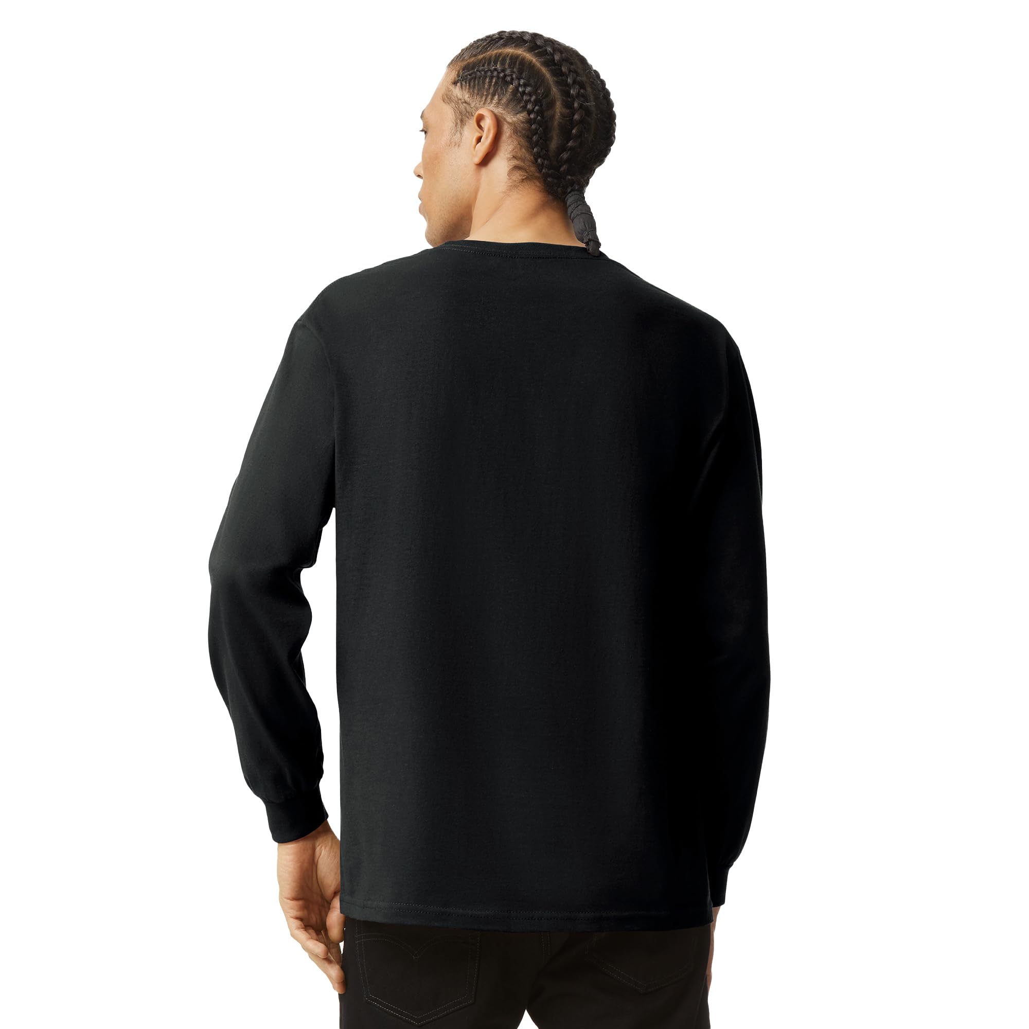 American Apparel Unisex-Adult Long Sleeve T-Shirt, Style G1304, 2-Pack