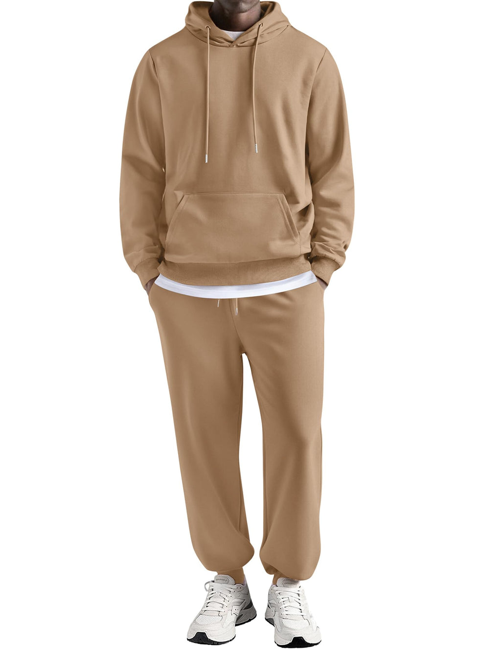 COOFANDY Sweatsuits for Men 2 Piece Tracksuit Casual Athletic Jogging Suit Hooded Set