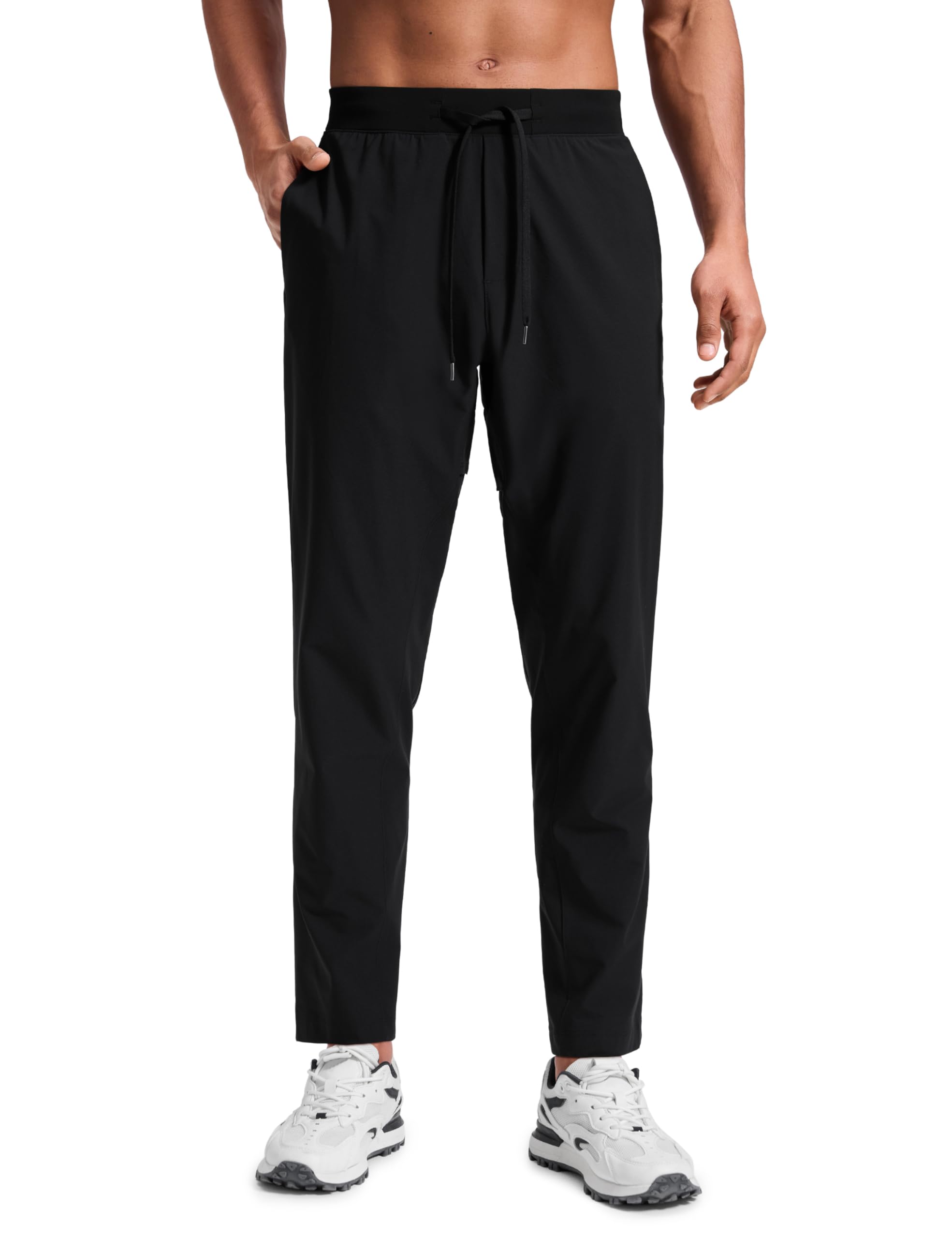 CRZ YOGA Workout Daily Pants for Men 30" - Quick Dry Sweat-Wicking Athletic Casual Lounge Joggers Trouser with Pockets