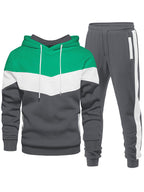 Riskrole Men's Hoodie Tracksuit 2 Pieces Set Athletic Casual Hooded Sweatshirt and Joggers Set Sweatsuit Outfits