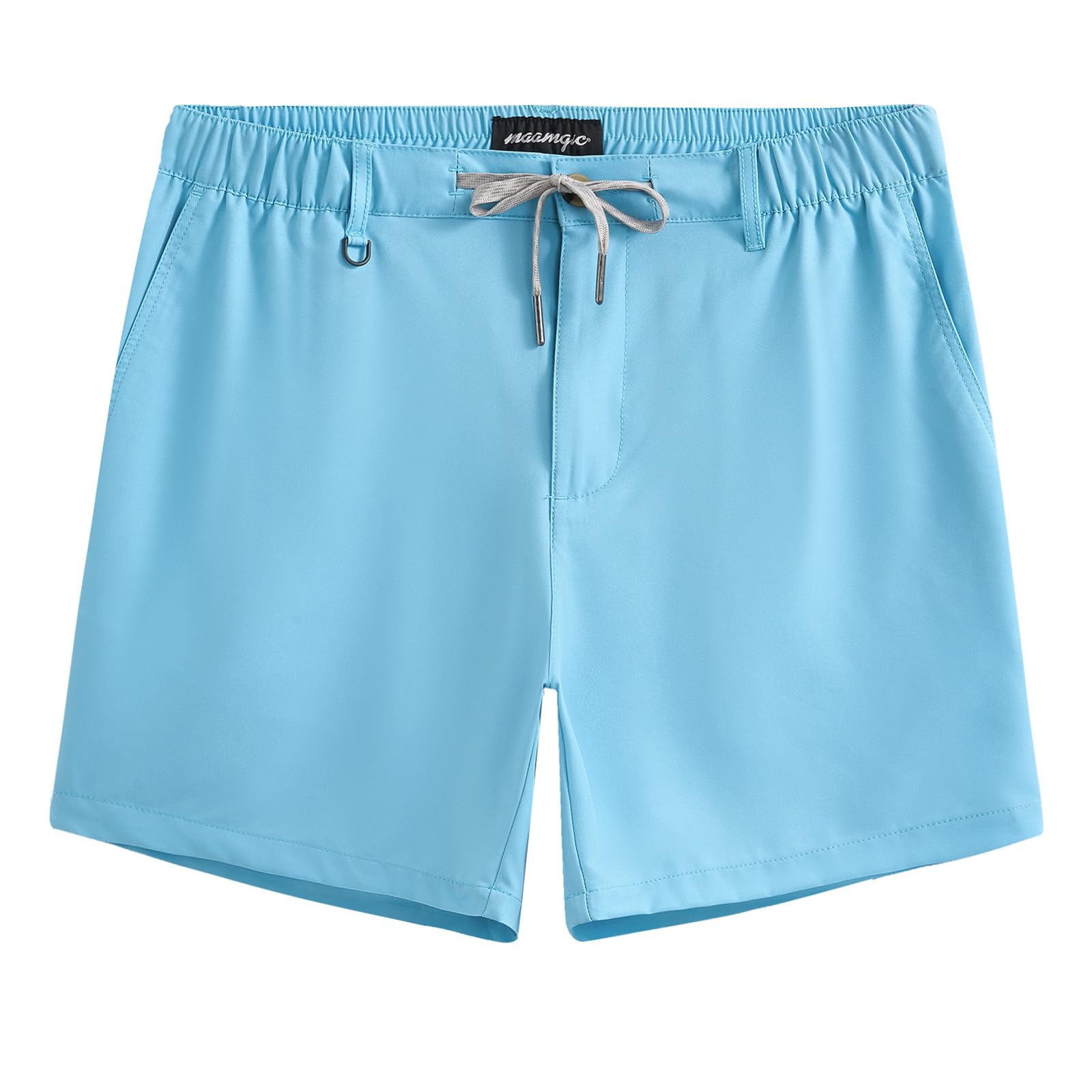 maamgic Men's 5/7 Inch Casual Classic Fit Shorts with Multi-Pocket Quick Dry Sports Shorts