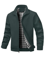 Wizoat Men's Bomber Jacket Lightweight Casual Windbreaker Jackets Zip Up Coat