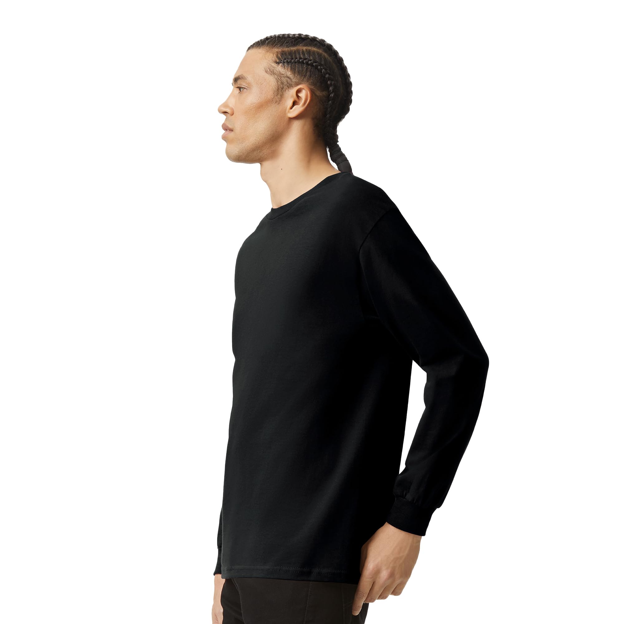 American Apparel Unisex-Adult Long Sleeve T-Shirt, Style G1304, 2-Pack