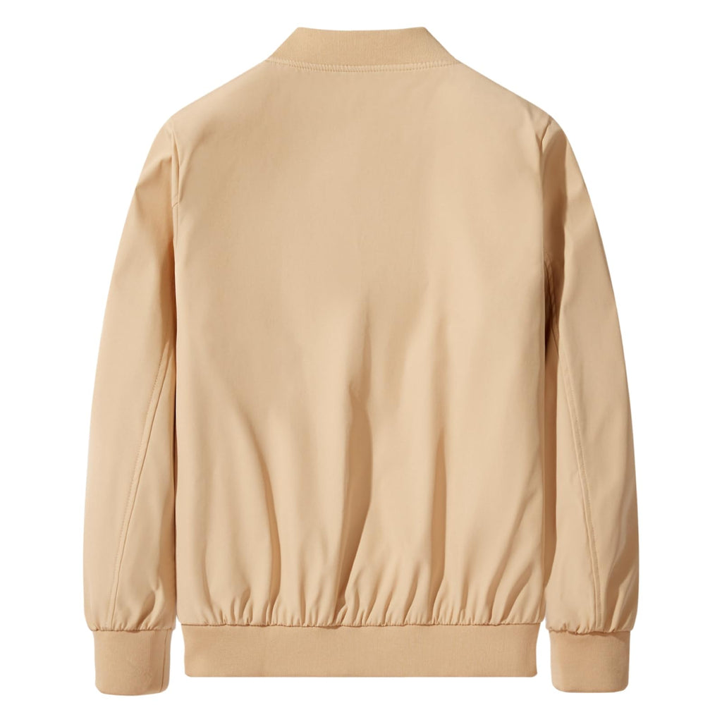 XiaoYouYu Men's Bomber Jacket Fashion Stylish Lightweight Windbreaker Spring Fall Casual Jackets for Men