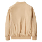 XiaoYouYu Men's Bomber Jacket Fashion Stylish Lightweight Windbreaker Spring Fall Casual Jackets for Men