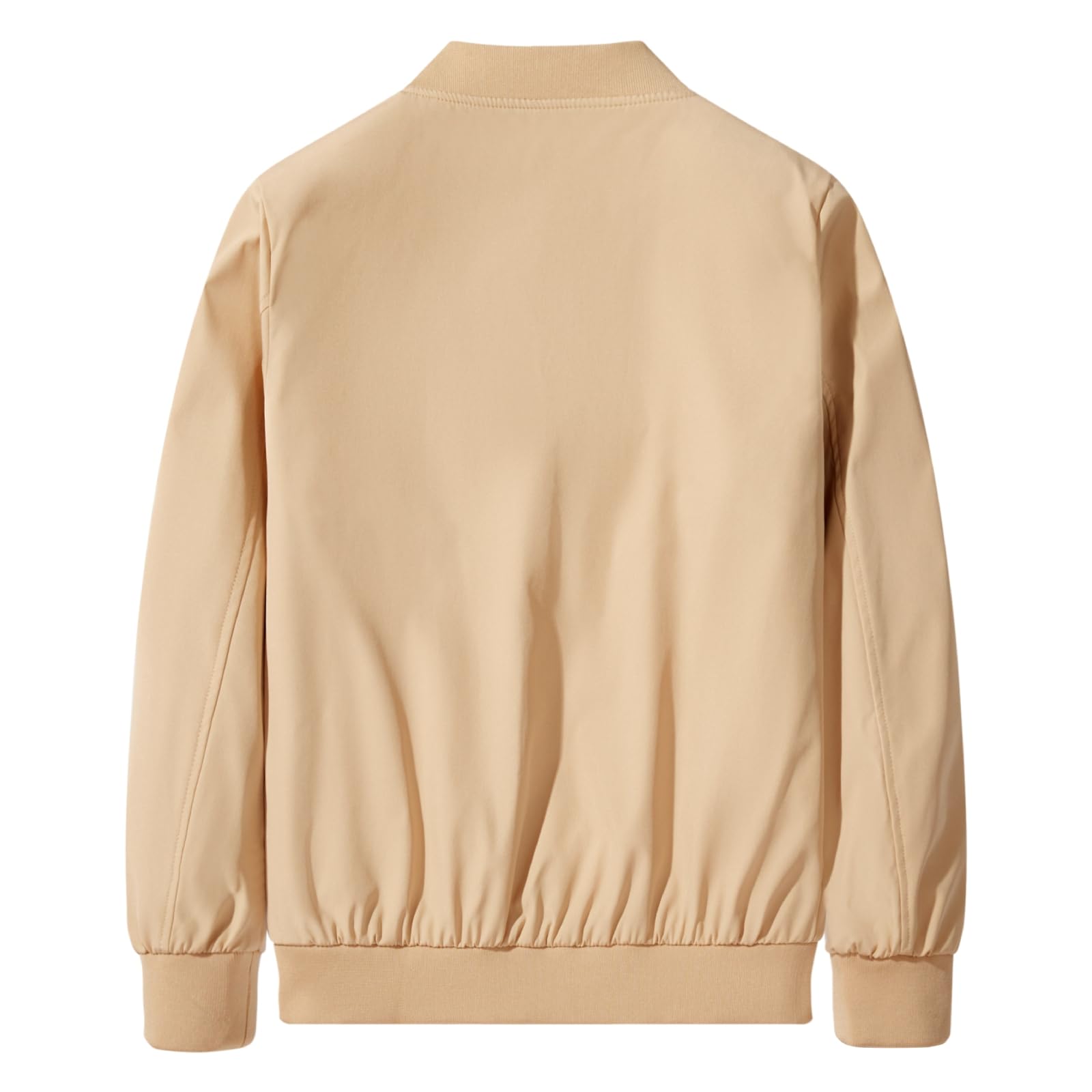 XiaoYouYu Men's Bomber Jacket Fashion Stylish Lightweight Windbreaker Spring Fall Casual Jackets for Men