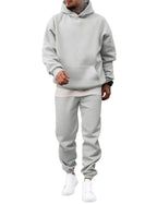 JMIERR Men's 2 Piece Outfits Hoodie Sweatshirt Tracksuit & Joggers Sweatpants Sweatsuit Set