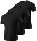 Boyzn 1, 3, 5 or 7 Pack Men's Workout Running Shirts, Dry Fit Moisture Wicking T-Shirt, Gym Athletic Short Sleeve Tee Shirts