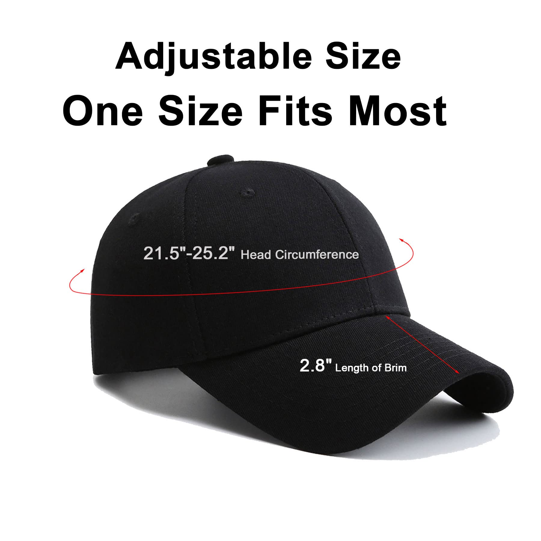 NPJY Baseball Cap Golf Dad Hat Adjustable Original Classic Low Profile Cotton Hat Unconstructed Plain Cap Men Women