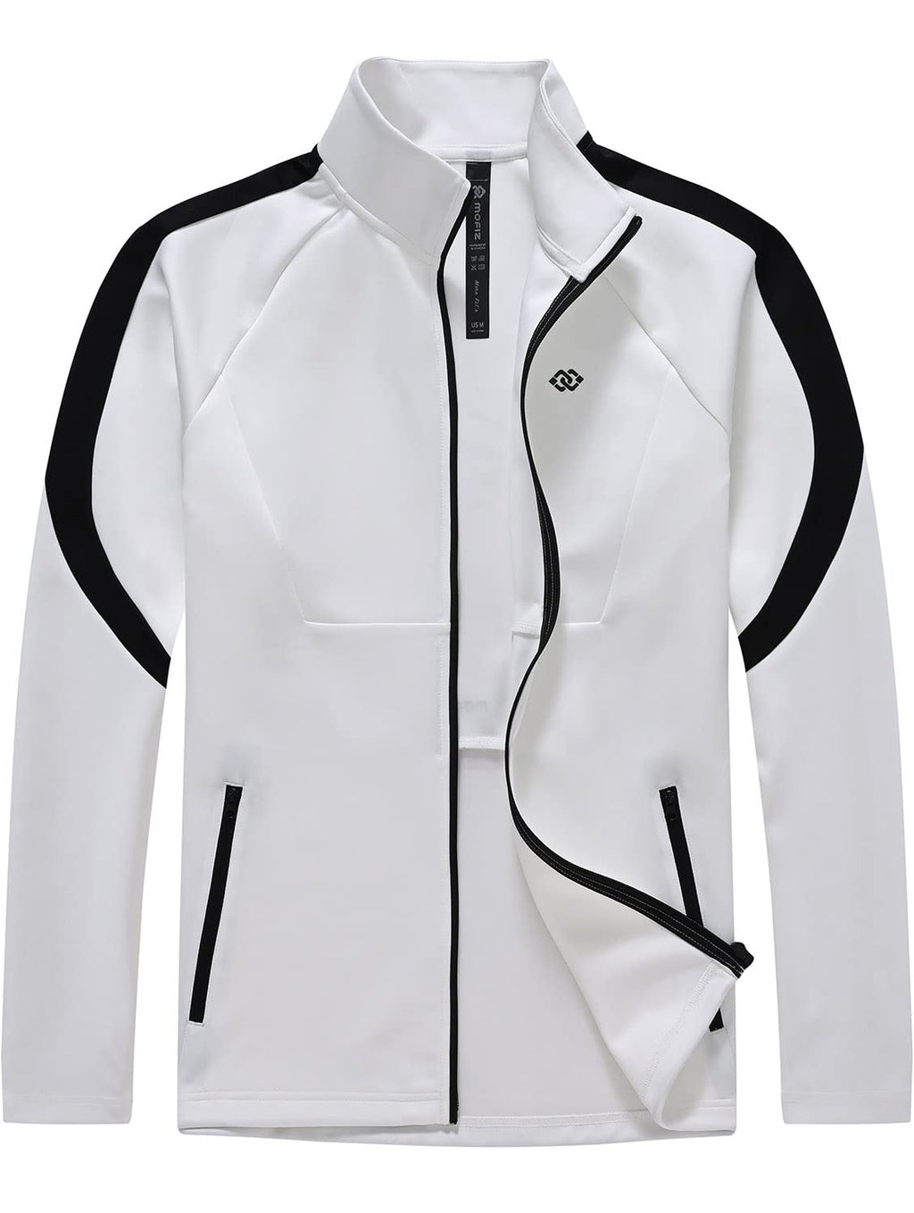 MoFiz Men's Tracksuits Set Long Sleeve Causal Full Zip Running Sports Sweatsuit For Men 2 Piece Outfits