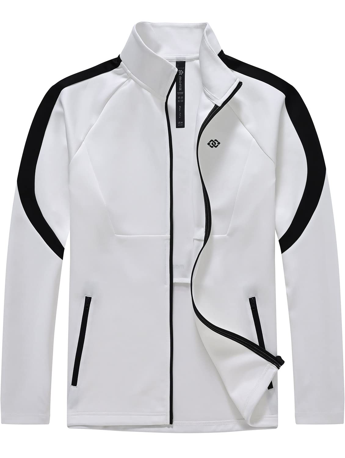 MoFiz Men's Tracksuits Set Long Sleeve Causal Full Zip Running Sports Sweatsuit For Men 2 Piece Outfits