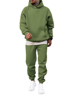 JMIERR Men's 2 Piece Outfits Hoodie Sweatshirt Tracksuit & Joggers Sweatpants Sweatsuit Set