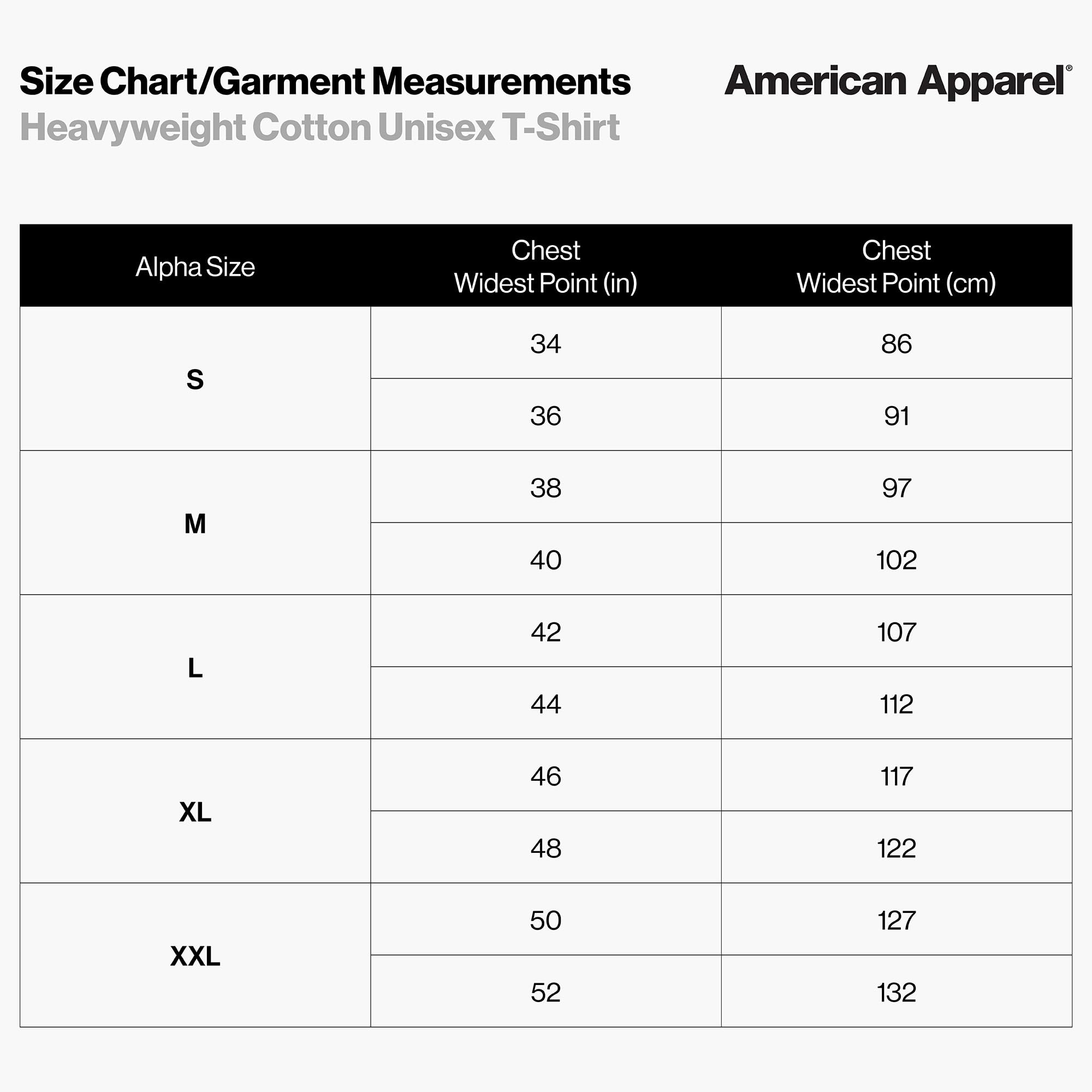 American Apparel Adult Heavyweight Cotton Style G1301/G1301GD T-shirt (Multipack)