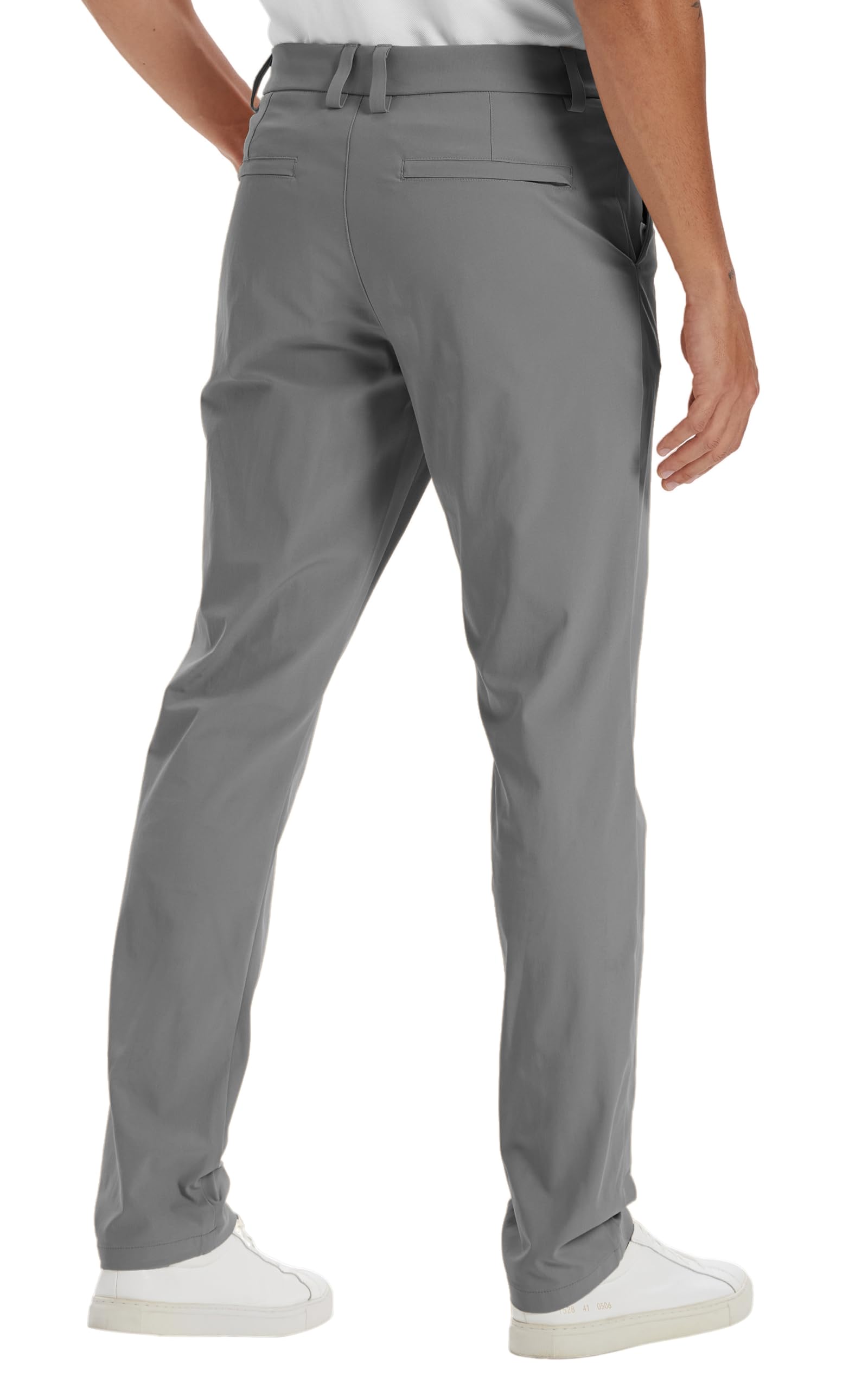 Men's-Golf-Pants-30/32/34"/36"-Stretch-Dress-Pants-Lightweight Quick Dry Business Work Travel Casual Trouser 4 Pockets