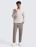 CRZ YOGA Workout Daily Pants for Men 30" - Quick Dry Sweat-Wicking Athletic Casual Lounge Joggers Trouser with Pockets