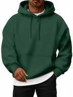 EFAN Mens Oversized Hoodies Fall Sweatshirt Winter Fleece Hooded Collar Drawstring Pullover With Pockets