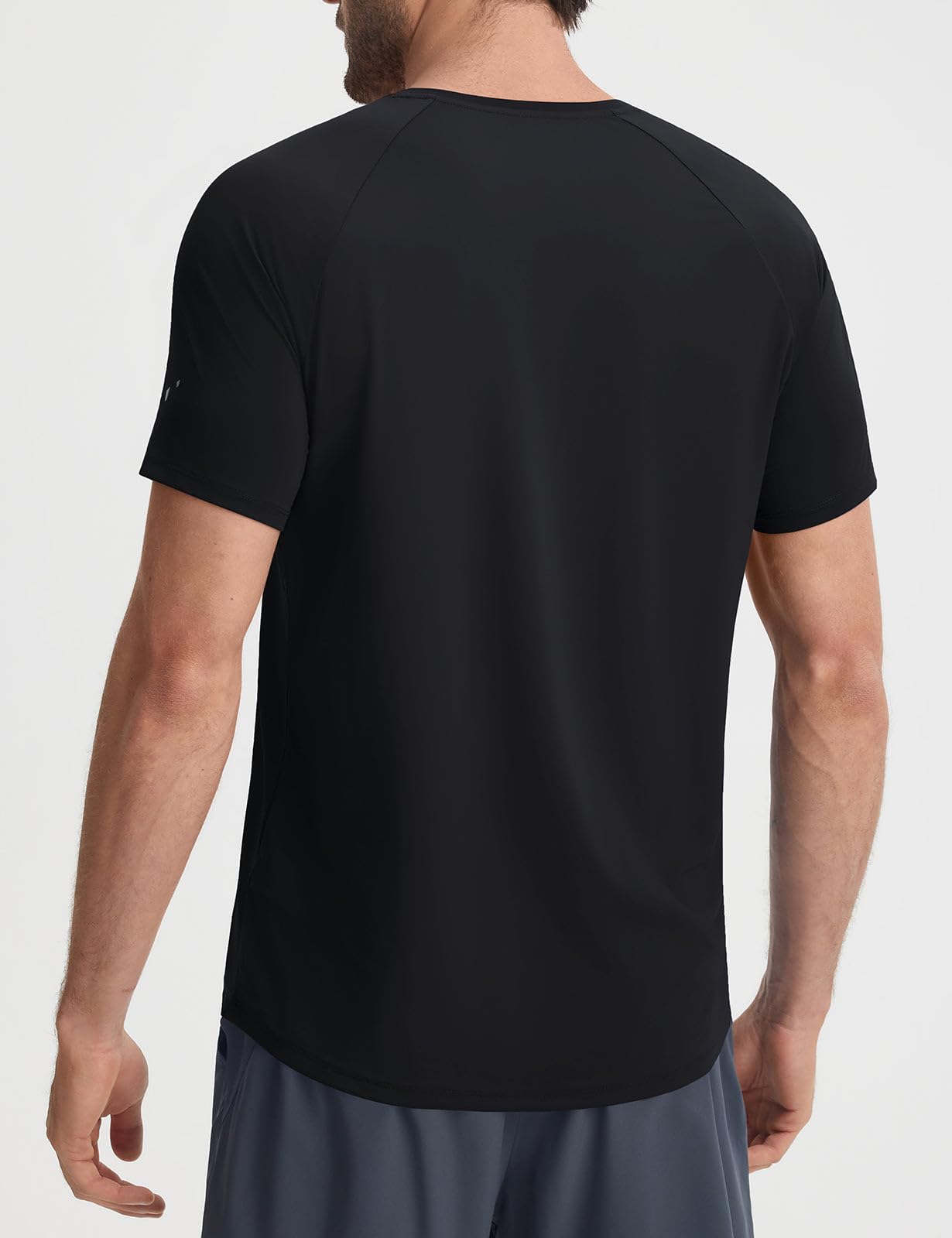 baleaf Men's Cooling Workout Shirts Short Sleeve Athletic T-Shirts Sun Protection Quick Dry Moisture Wicking Running Beach