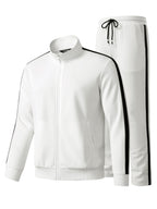 JMIERR Men's Track Suits Sweatsuits 2 Piece Full Zip Sports Outfits Set Sweatshirt and Joggers Sweatpants