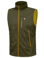 Little Donkey Andy Men's Lightweight Softshell Vest Windproof Sleeveless Jacket for Travel Hiking Running Golf