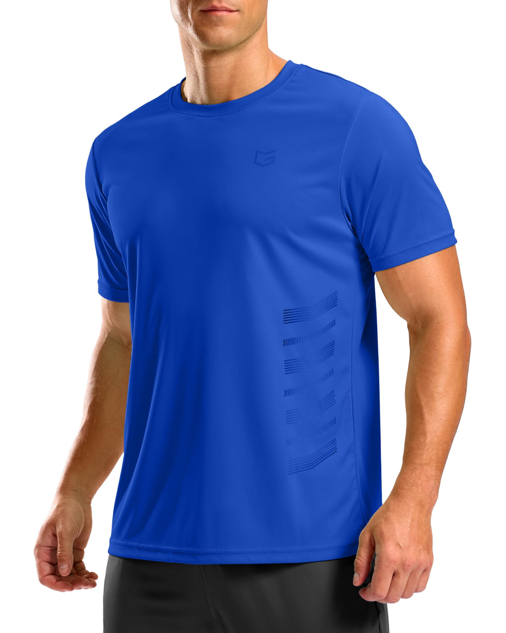 G Gradual Men's Workout Shirts Quick Dry Athletic Running T-Shirts Lightweight Moisture Wicking Short Sleeve Sports Gym Tops