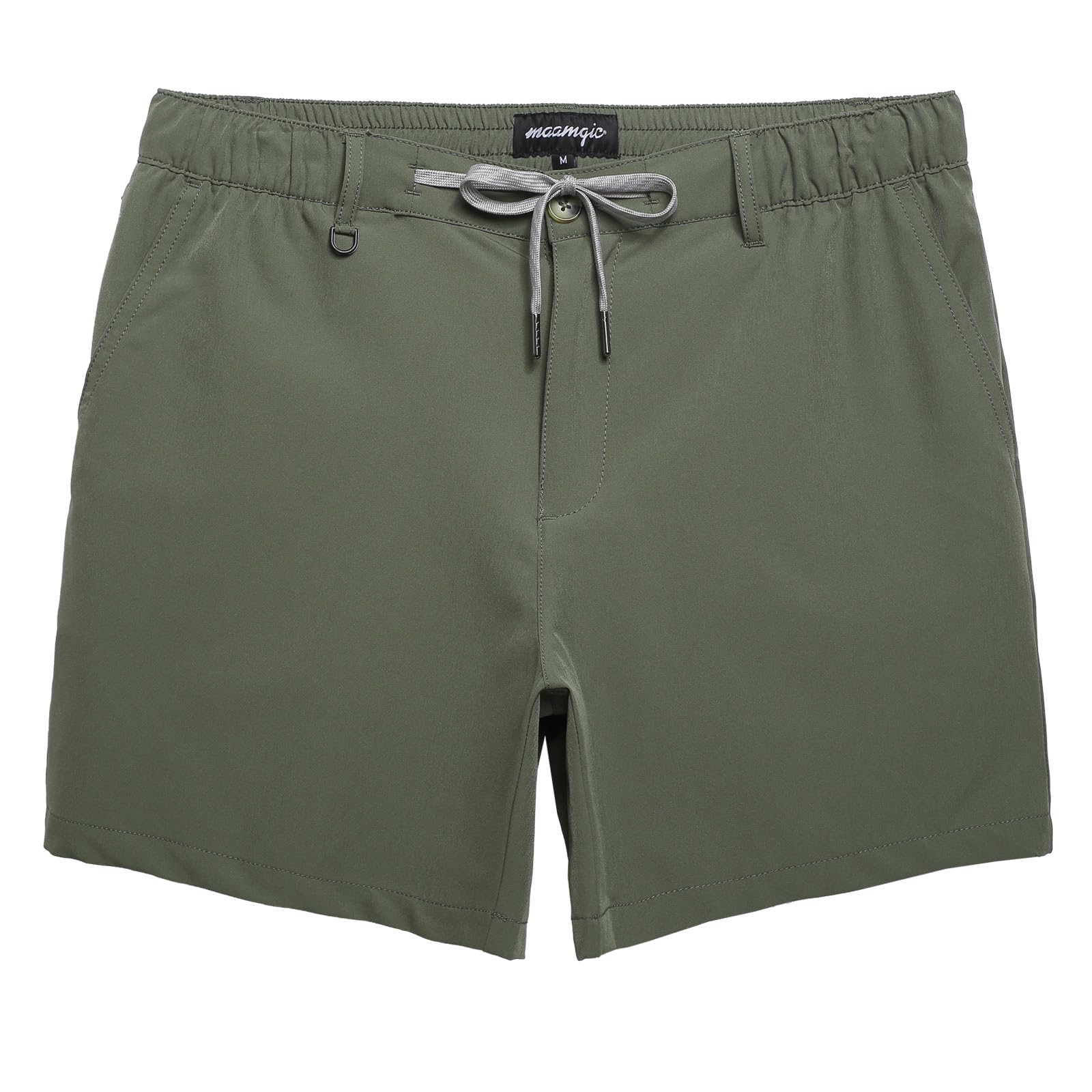 maamgic Men's 5/7 Inch Casual Classic Fit Shorts with Multi-Pocket Quick Dry Sports Shorts