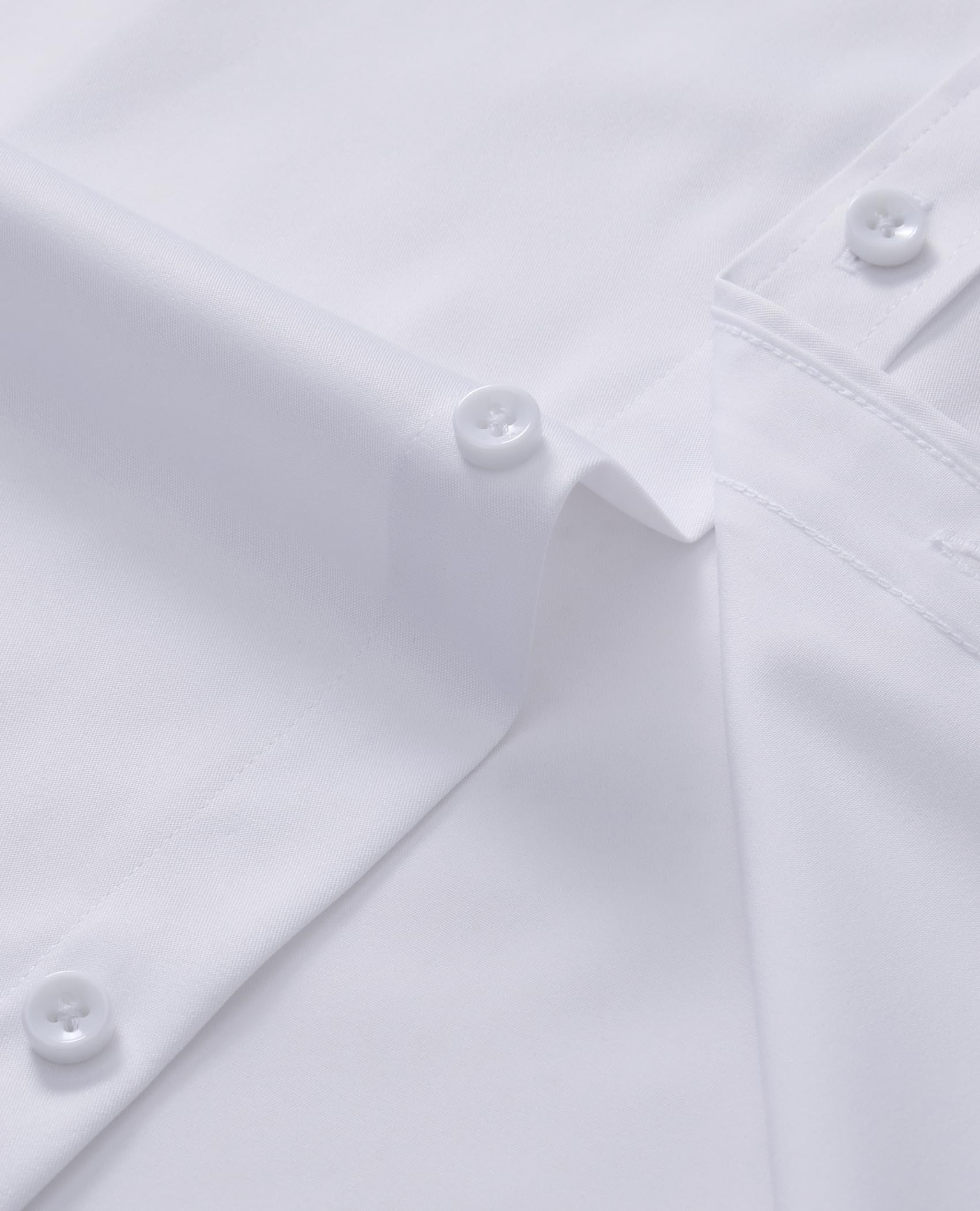 DEMEANOR Mens Wrinkle Free Dress Shirts Long Sleeve Stretch Business Casual Wedding Dating Button Down Shirt