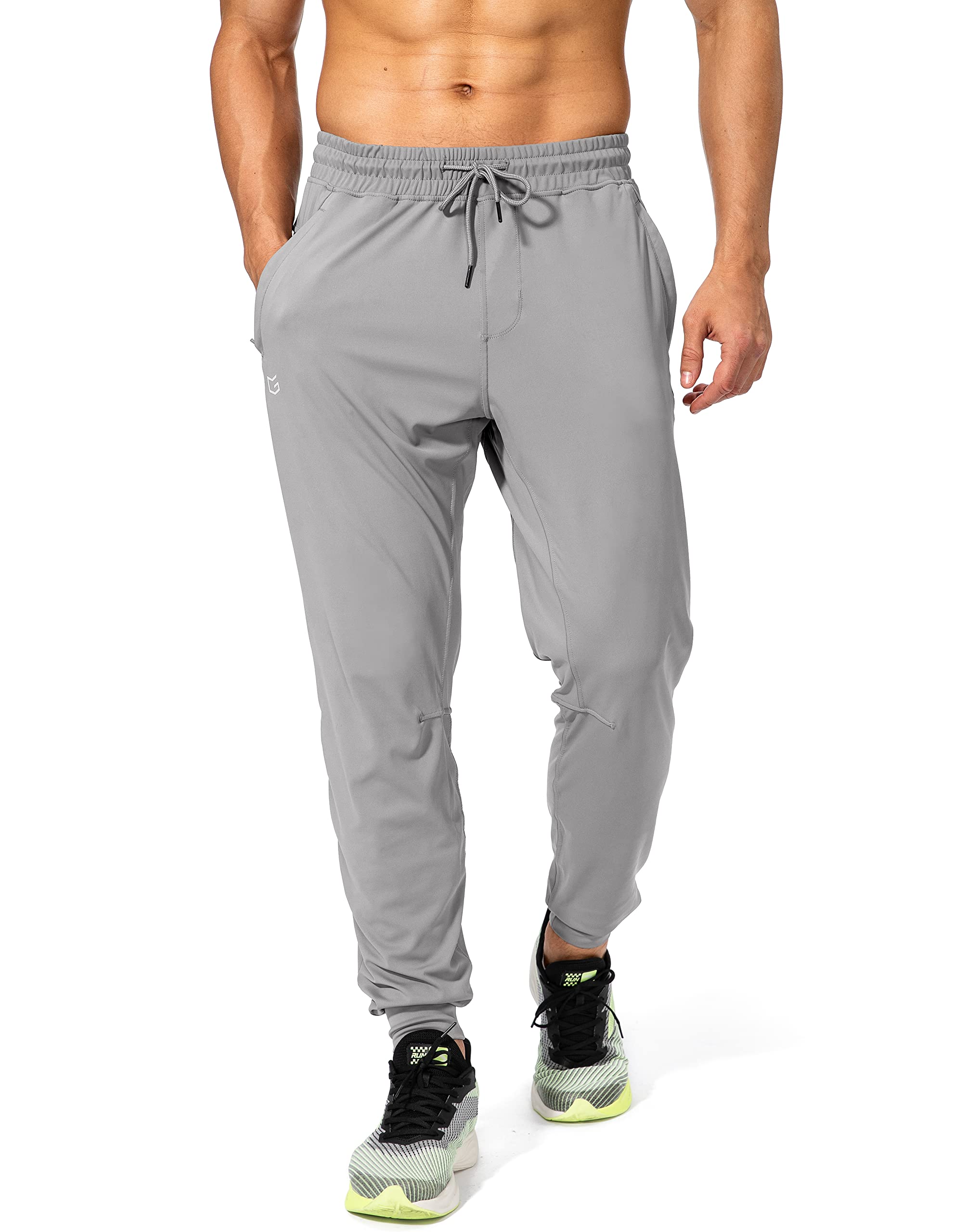 G Gradual Men's Sweatpants with Zipper Pockets Athletic Pants Traning Track Pants Joggers for Men Soccer, Running, Workout