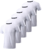 Boyzn 1, 3, 5 or 7 Pack Men's Workout Running Shirts, Dry Fit Moisture Wicking T-Shirt, Gym Athletic Short Sleeve Tee Shirts