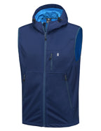 Little Donkey Andy Men's Lightweight Softshell Vest Windproof Sleeveless Jacket for Travel Hiking Running Golf
