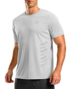 G Gradual Men's Workout Shirts Quick Dry Athletic Running T-Shirts Lightweight Moisture Wicking Short Sleeve Sports Gym Tops