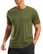 G Gradual Men's Workout Shirts Quick Dry Athletic Running T-Shirts Lightweight Moisture Wicking Short Sleeve Sports Gym Tops