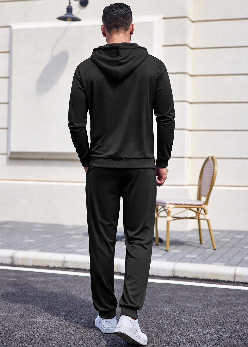 COOFANDY Sweatsuits for Men 2 Piece Tracksuit Casual Athletic Jogging Suit Hooded Set