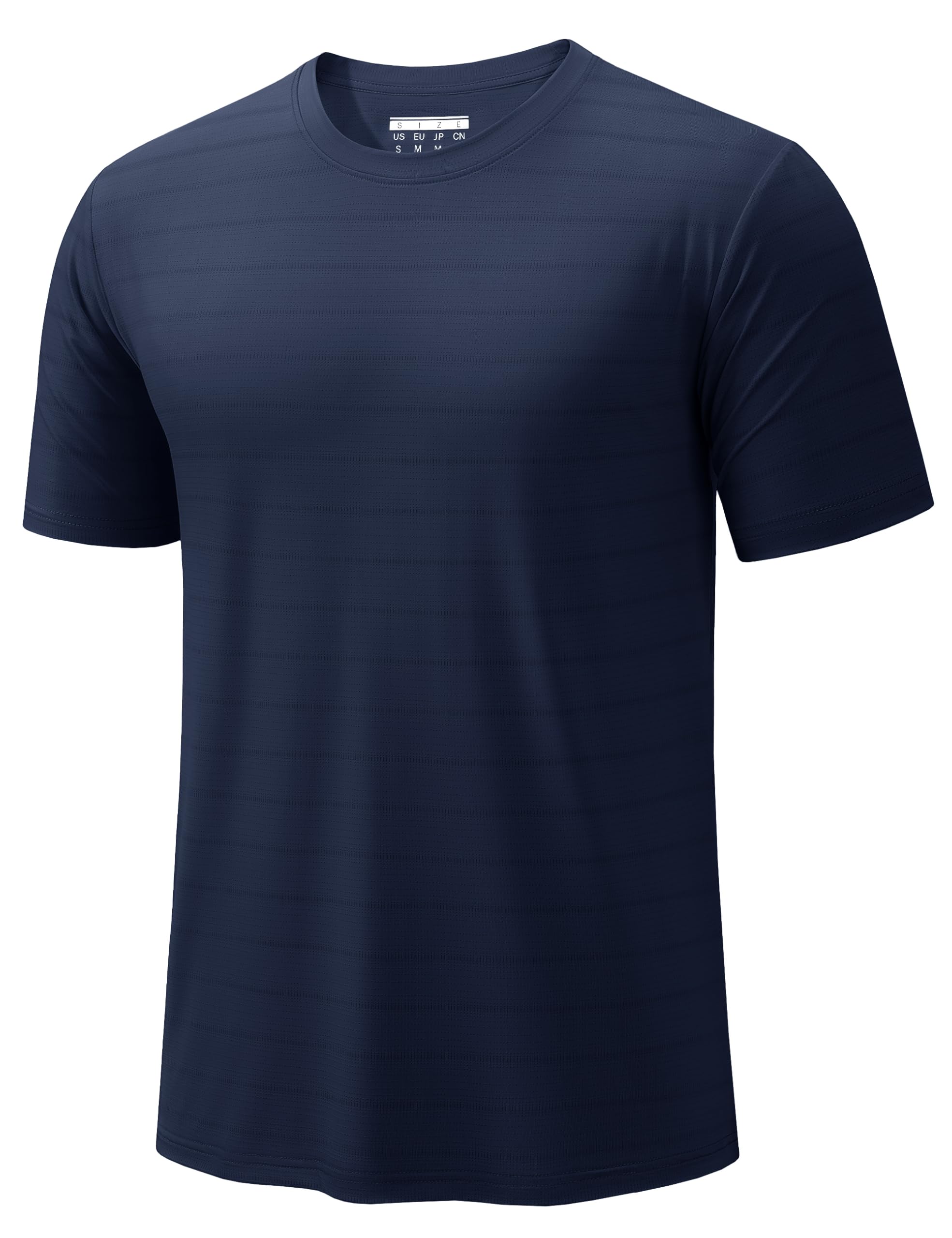 TACVASEN Men's Lightweight Athletic T-Shirts Quick Dry Workout Gym Tops Short Sleeve Running Tee Shirt Performance Activewear