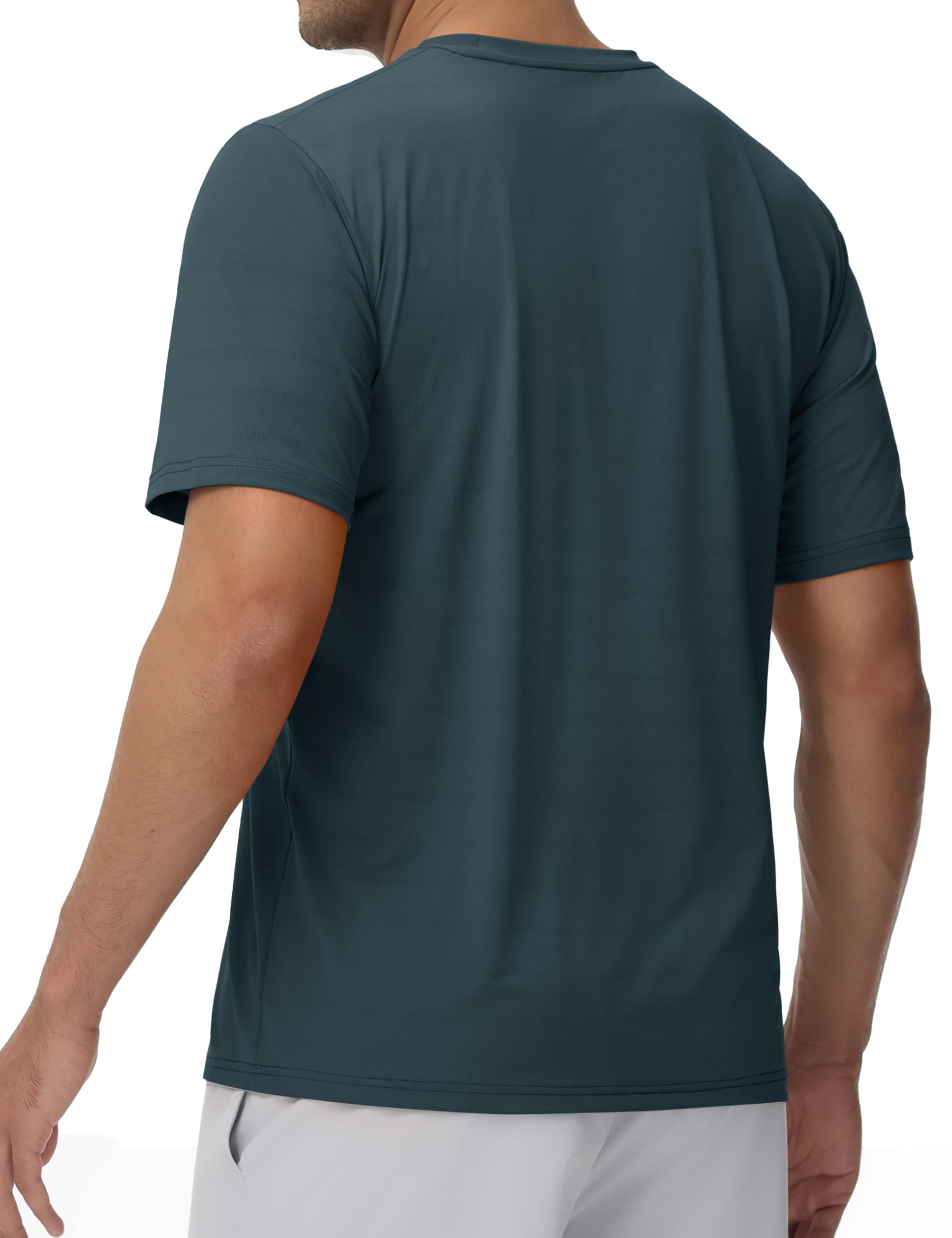 TACVASEN Men's Lightweight Athletic T-Shirts Quick Dry Workout Gym Tops Short Sleeve Running Tee Shirt Performance Activewear