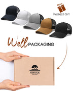 FURTALK Mens Trucker Hat Structured Mesh Baseball Cap Adjustable Classic Mens Hat