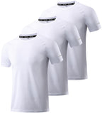 Boyzn 1, 3, 5 or 7 Pack Men's Workout Running Shirts, Dry Fit Moisture Wicking T-Shirt, Gym Athletic Short Sleeve Tee Shirts