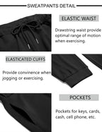 COOFANDY Sweatsuits for Men 2 Piece Tracksuit Casual Athletic Jogging Suit Hooded Set