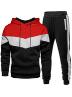 Riskrole Men's Hoodie Tracksuit 2 Pieces Set Athletic Casual Hooded Sweatshirt and Joggers Set Sweatsuit Outfits