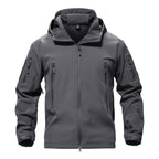 TACVASEN Men's Special Ops Military Tactical Soft Shell Winter Warm Fleece Lined Jacket Rain Hood Coat Hiking Snowboard