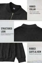 VOGSTART Men’s Bomber Jacket Faux Suede Midweight Casual Full-Zip Flight Coat (S-XXL)