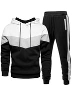 Riskrole Men's Hoodie Tracksuit 2 Pieces Set Athletic Casual Hooded Sweatshirt and Joggers Set Sweatsuit Outfits